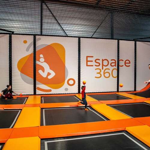 Trampoline park equipment from ELI Play